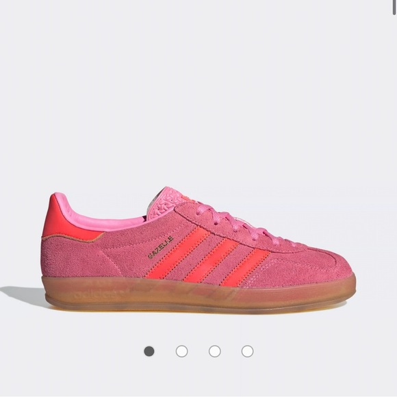 adidas Originals Gazelle Indoor sneakers in pink and red - Picture 6 of 9